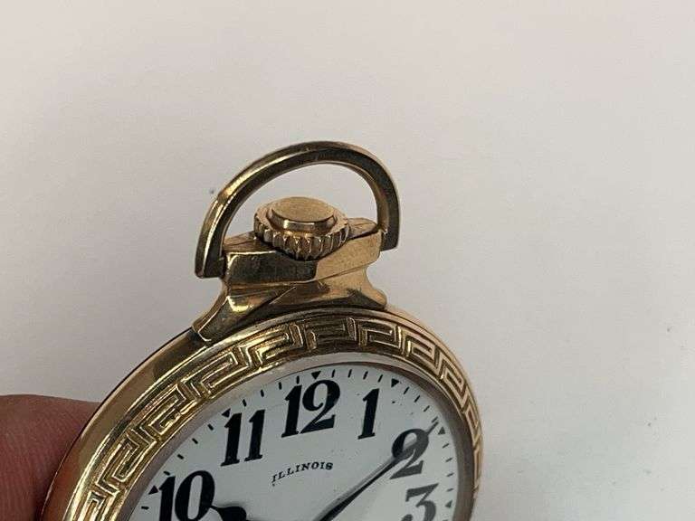 Illinois Sangamo Special Motor Barrel 23 Jewel Railroad Model Pocket Watch