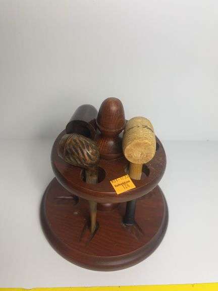 Pipe Stand with 3 Pipes