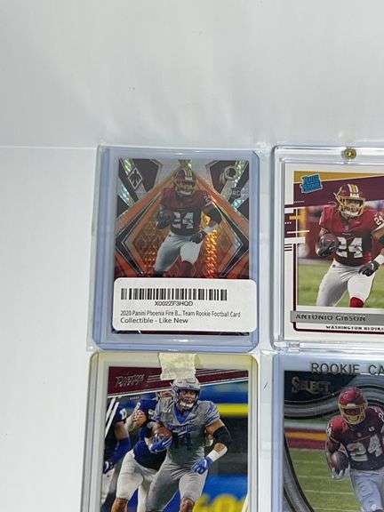 (7) Antonio Gibson Trading Cards