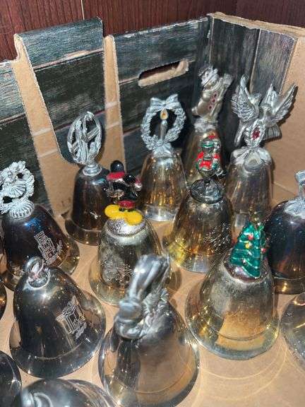 Assortment of Silver Plated Decorative Bells