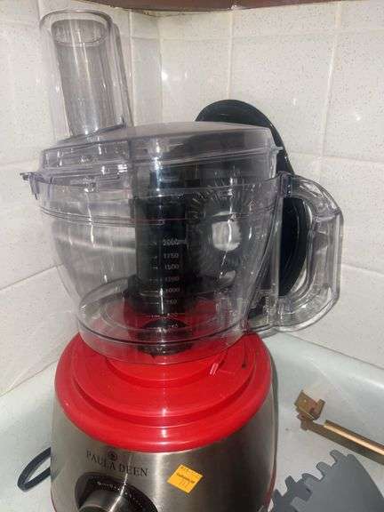 Assorted Kitchen Appliances and Butcher Block with Knives