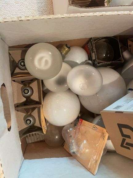 (3) boxes of misc. light bulbs