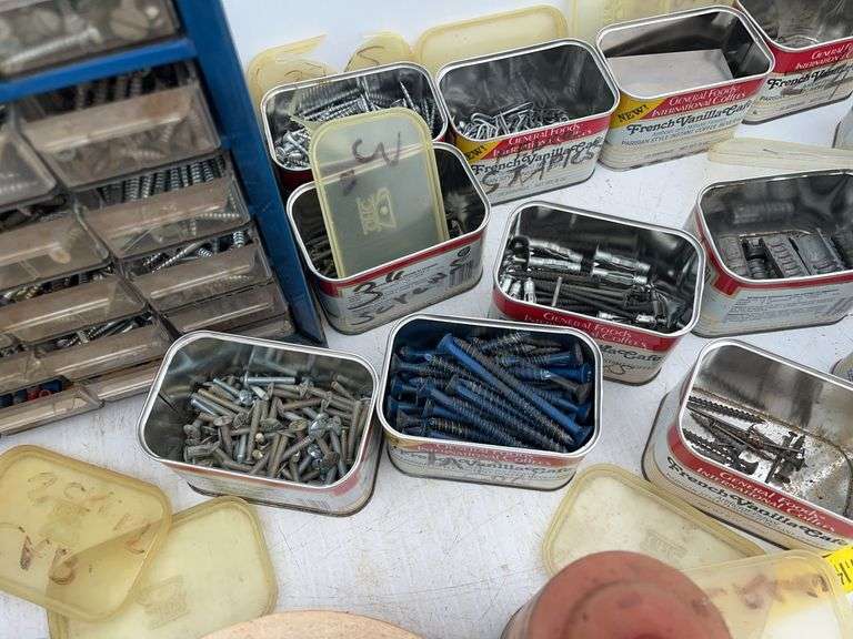 Organizers with Screws, Pipe Wrenches, Etc.