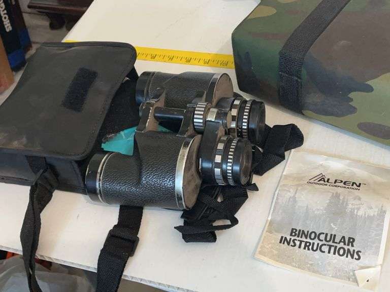 Binoculars, Tin, Wads, Etc.