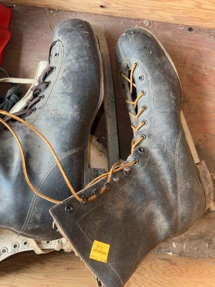 Assortment of Vintage Ice Skates