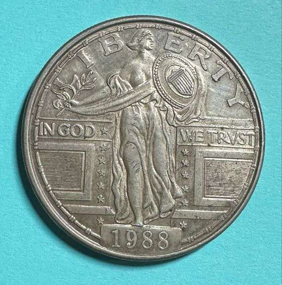 1988 One Troy Ounce Silver Round
