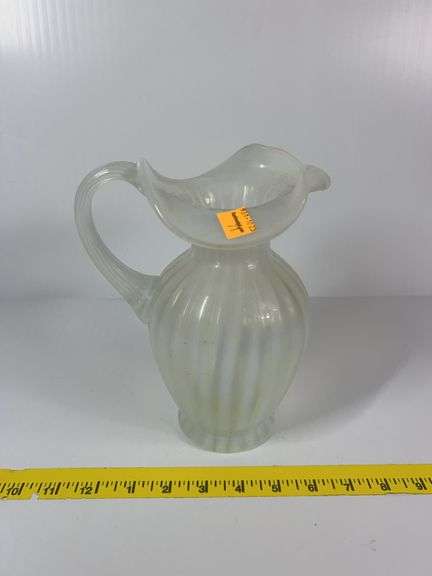 Fenton Gracious Mint Creamer Pitcher