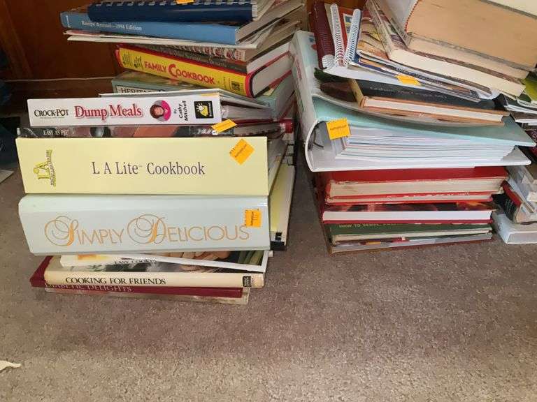 Assortment of Cookbooks, Magazines, and Recipe Books