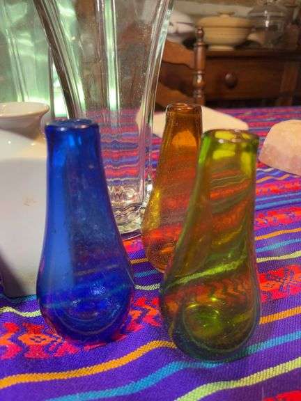 (15) glass vases