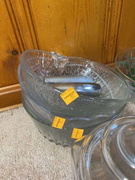 Assorted Clear Glassware
