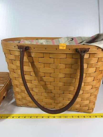 Longaberger Large Serving Tray, Longaberger Large Boardwalk Basket