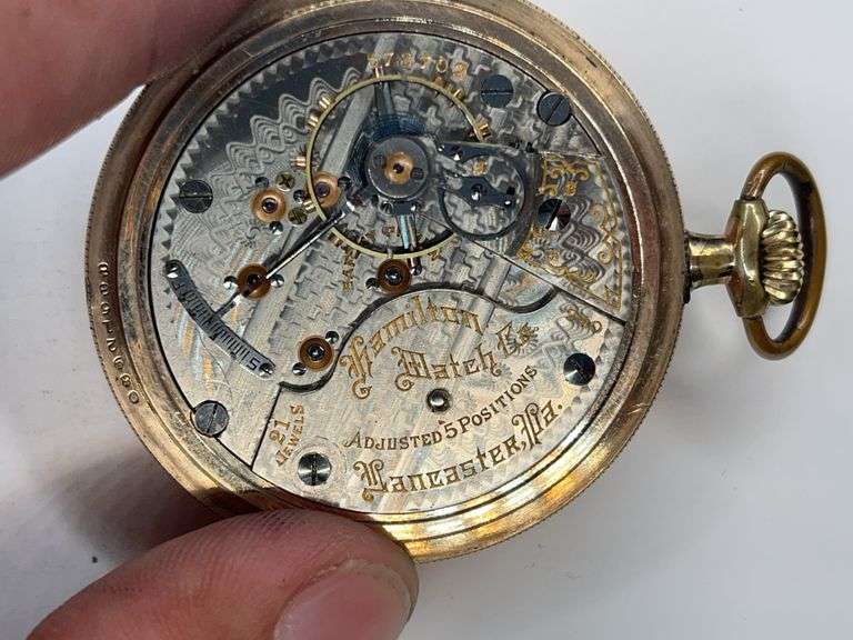Hamilton 21 Jewel Pocket Watch