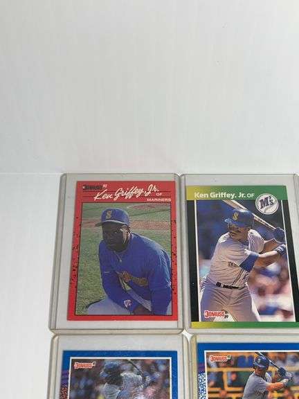 (8) Ken Griffey Jr. Trading Cards
