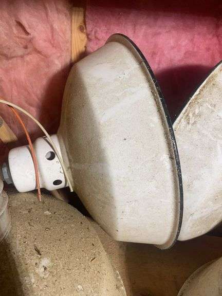 (4) vintage hanging bar lights