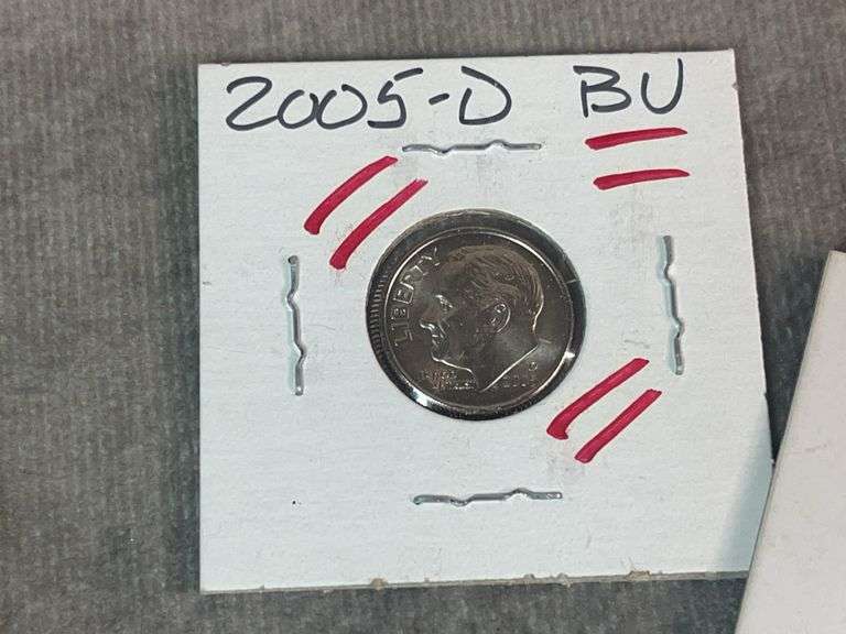 Four Roosevelt Dimes