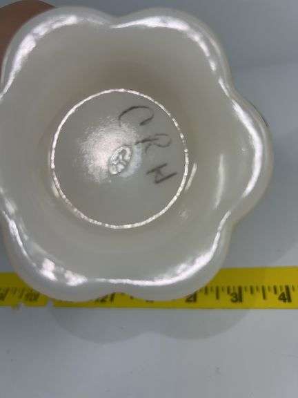 Fenton Milk Glass Basket