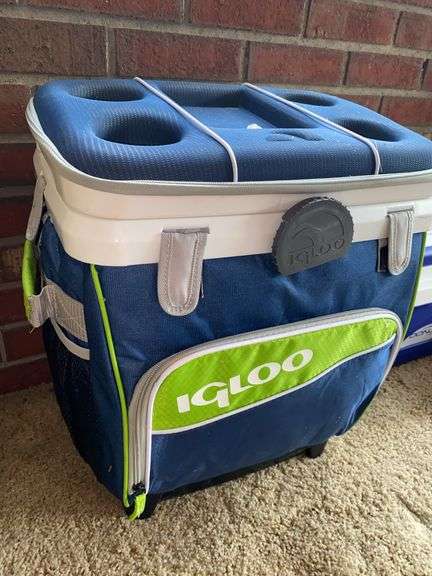 Igloo Mesh Wheeled Cooler, Donjoy Iceman Cooler