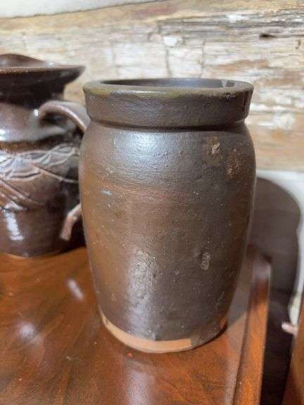 Ceramic pieces - pitcher, vase, and more - some homemade