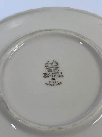 Set of Lenox Dishware