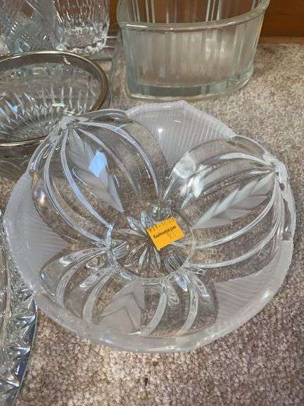 Assortment of Clear Glassware