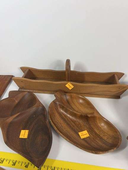 Assortment of Wooden Dishes