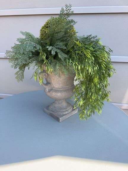 Flower Pot w/ Fake Plant