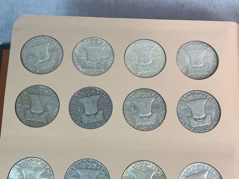 1948-1964 Franklin Silver Half Complete Set
