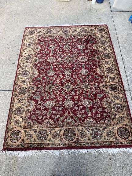 Red Patterned Carpet