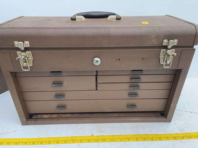 Toolbox with Variety of Tools
