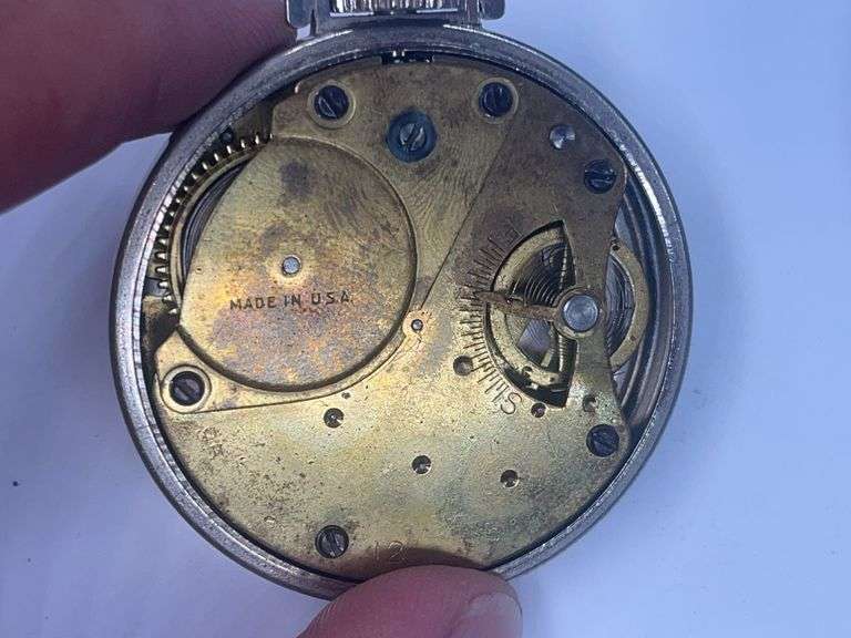 Westclox Bulls Eye Deluxe 40189 Pocket Watch