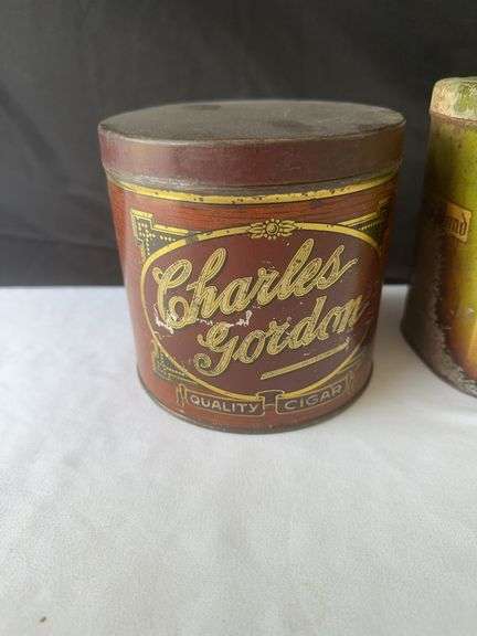 Old Cigar and Tobacco Tins