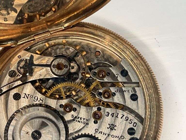 Hampden 17 Jewel Pocket Watch