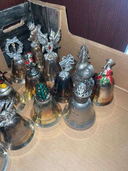 Assortment of Silver Plated Decorative Bells