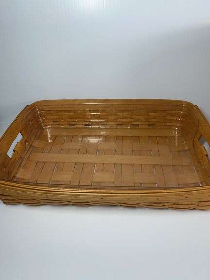 Longaberger Large Serving Tray, Longaberger Large Boardwalk Basket