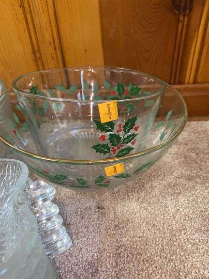 Assorted Clear Glassware