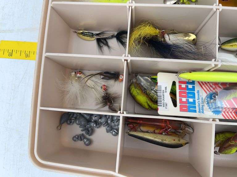 Plano Tackle Box with Fishing Lures