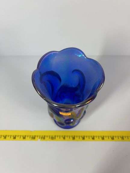 Fenton Iridescent Vase