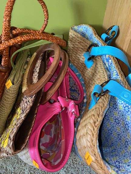 Assorted Woven Basket Purses