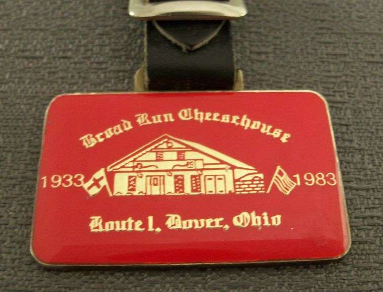 Broad Run Cheese, 1933-1983, Watch Fob