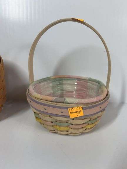 Longaberger Easter Basket, Century Basket, Bread Basket, Herb Basket