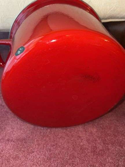 Unmarked Red Stock Pot, West Bend Electric Wok (NO CORD)