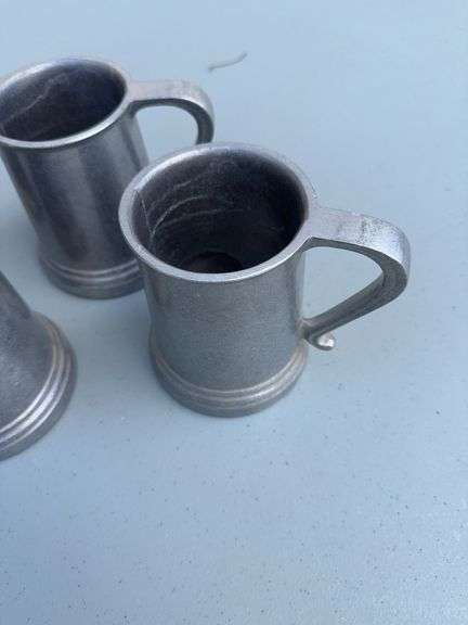 (4) Wilton Ale Noggin Cups