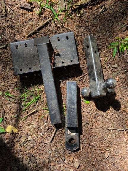 3-way ball hitch and (2) other hitches