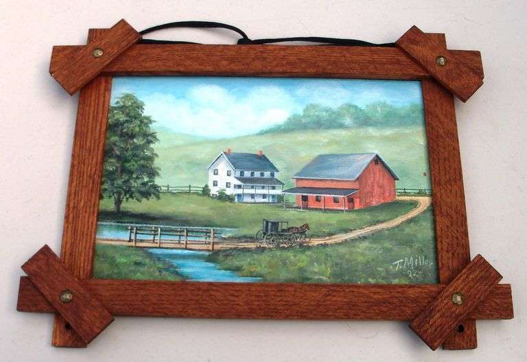1992 Tom Miller Amish Homestead 12x16