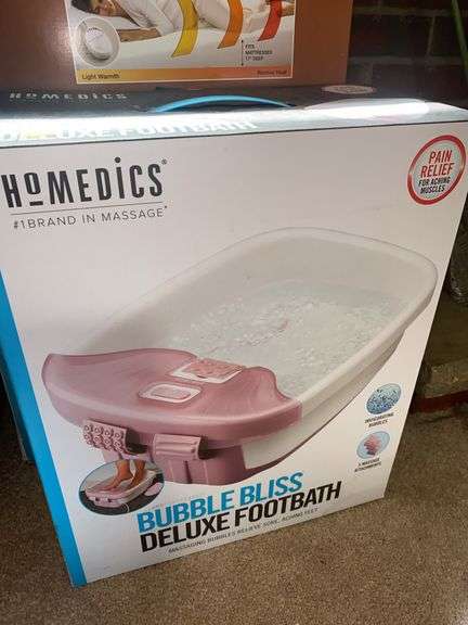 Homedics Bubble Bliss Deluxe Footbath, Homedics ParaSpa Elite, RestWarmer Heated Mattress Pad