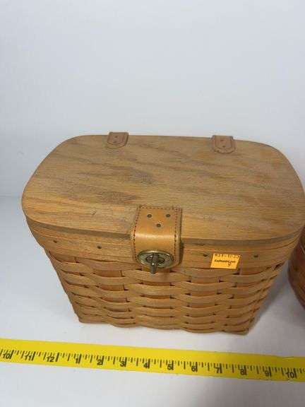 1995 Longaberger Hope Basket, 1998 Longaberger Mother’s Day Basket, Longaberger Latching Basket