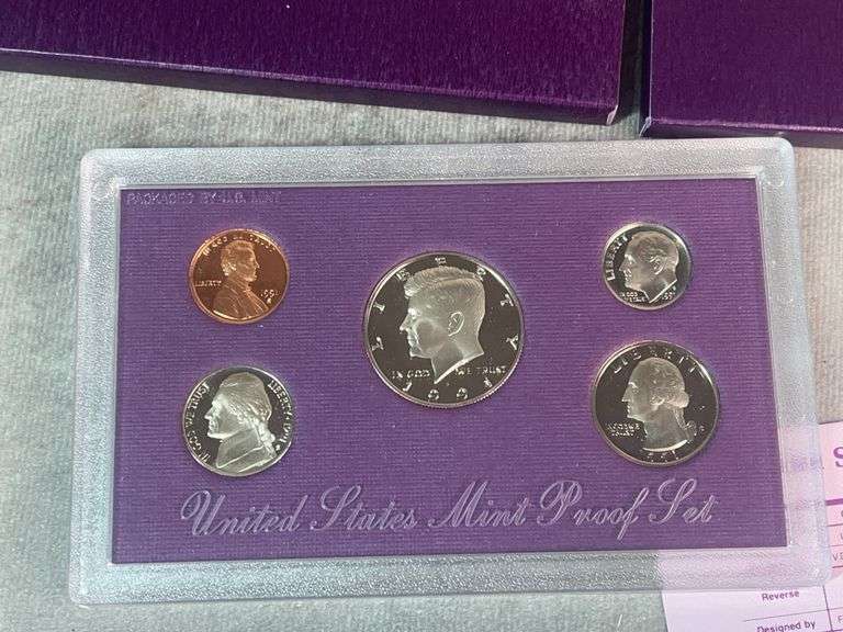 1989, 1990, 1991 United States Proof Sets