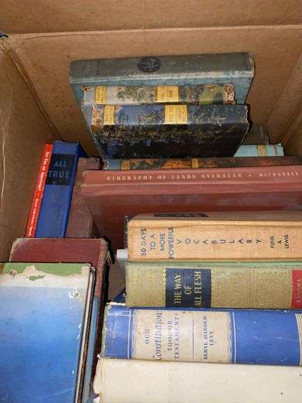 Large Box of Vintage Books