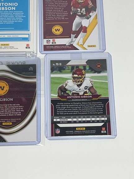 (7) Antonio Gibson Trading Cards