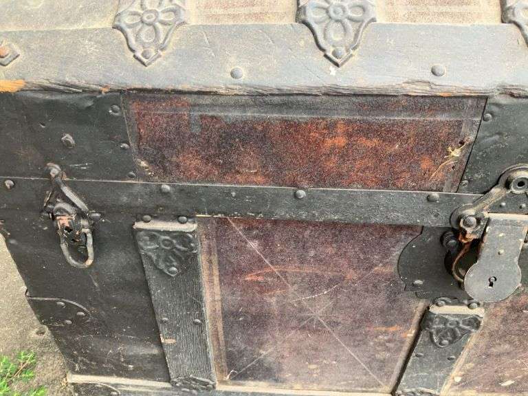 Vintage Trunk with Contents